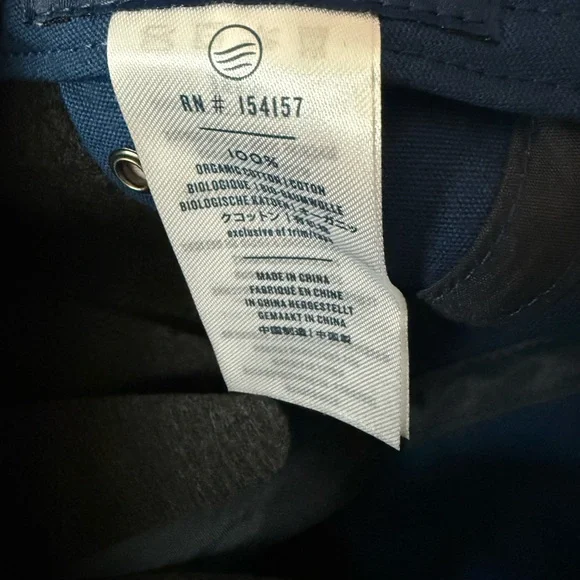 NEW - United By Blue Blue Snapback Hat Floral Design - Picture 5 of 5